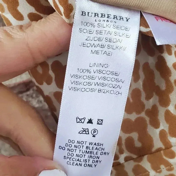 Burberry London Animal Print Knee-Length Dress - Picture 5 of 7